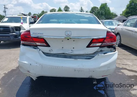 2013 Honda Civic Lx z USA, uszkodzony, nr VIN 2HGFB2F50DH561076